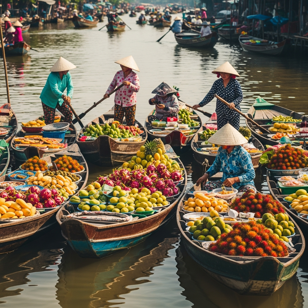 The Golden Hour on the Mekong